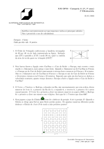 2ª Eliminatória - Olimpíadas Portuguesas de Matemática