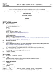 Reino Unido-Londres: Disponibiliza&ccedil;&atilde;o de