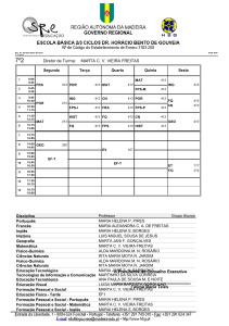 Diretor de Turma: MARTA CV VIEIRA FREITAS