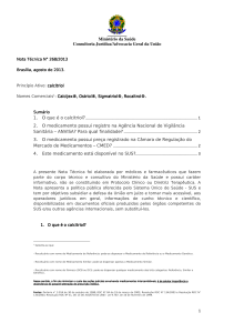 Ministério da Saúde Consultoria Jurídica/Advocacia Geral da União