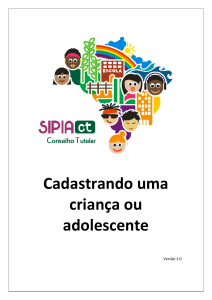 Cadastrando uma crian&ccedil;a ou adolescente