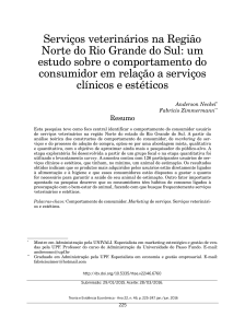 Serviços veterinários na Região Norte do Rio Grande do Sul: um