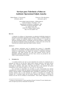 Serviços para Tolerância a Faltas no Ambiente Operacional Seljuk