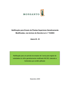 Notificação B/PT/10/01 - Agência Portuguesa do Ambiente