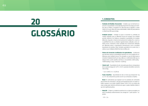 GLOSSáRIO 20 - Secretaria de Minas e Energia
