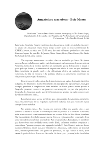 Belo Monte - Associação dos Geógrafos Brasileiros