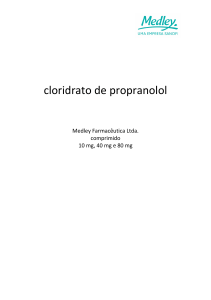 cloridrato de propranolol