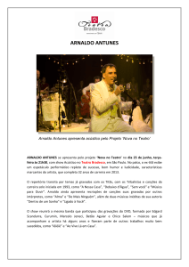 arnaldo antunes - Teatro Bradesco