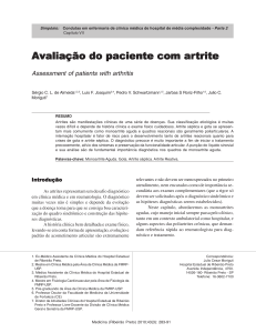 Avaliação do paciente com artrite - Revista Medicina