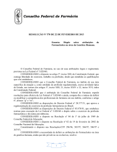 RESOLUÇÃO Nº 570 DE 22 DE FEVEREIRO DE 2013 Ementa