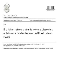 E o Iphan retirou o véu da noiva e disse sim: ecletismo e