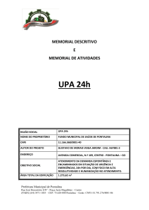 UPA 24h - Prefeitura Municipal de Pontalina