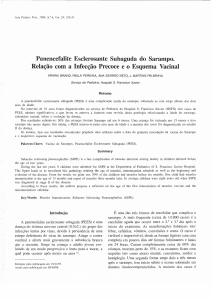 Panencefalite Esclerosante Subaguda do Sarampo. Relação com a