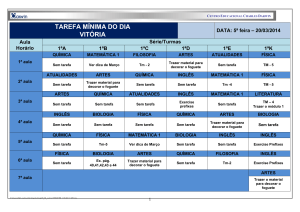 tarefa mínima do dia vitória