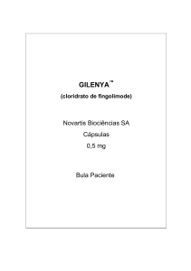 gilenya - Anvisa