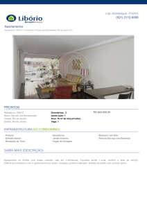 (021) 2112-0099 PRONTOS Apartamento INFRAESTRUTURA DO