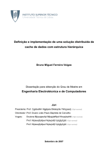 Definição e implementação de uma solução distribuída - INESC-ID