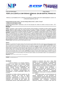 perfil da clientela com feridas crônicas: em um hospital privado do df.