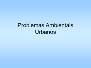 Problemas Ambientais Urbanos