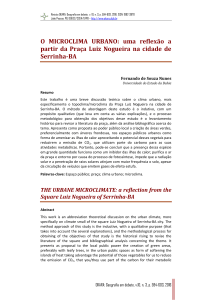 O MICROCLIMA URBANO - OKARA: Geografia em debate