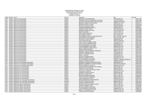 Lista de Convocados para Chamada Pública