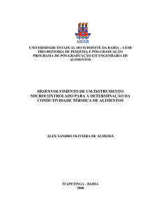 desenvolvimento de um instrumento microcontrolado para a