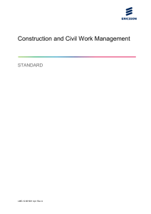 Construction And Civil Work Management