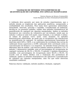 Fórmula estrutural do captopril: A interação do fármaco com a
