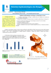 Boletim Epidemiológico da Dengue