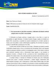 NOTA TECNICA SAÚDE-N. 26- 2015 Brasília, 01 de