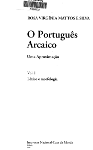 O Português Arcaico
