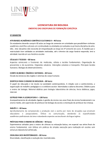 licenciatura em biologia