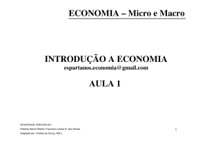 ECONOMIA – Micro e Macro
