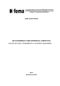 relacionamento como diferencial competitivo estudo de caso