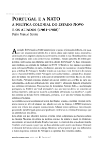 Portugal e a NATO. A política colonial do Estado Novo e os aliados