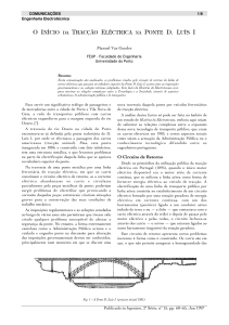 O Início da Tracção Eléctrica na Ponte D. Luís I