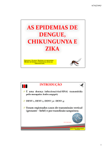 Dengue, chikungunya e zika