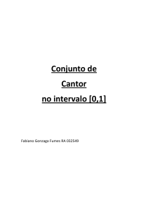 Conjunto de Cantor