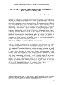 O único dado estaticamente relevante é a negação e afirmação