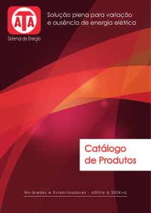 Catálogo de Produtos - ATA | Sistemas de Energia