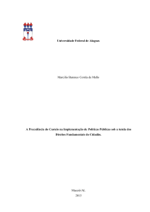 A procedência do custeio na implementação de políticas públicas