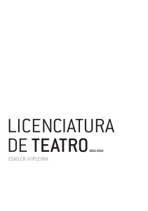 licenciatura de teatro2012-2013