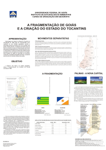 em % goiás - Observatório Geográfico de Goiás