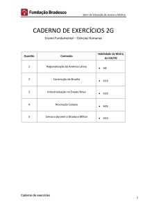 CADERNO DE EXERCÍCIOS 2G