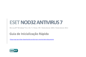 ESET NOD32 Antivirus 7 Quickstartguide