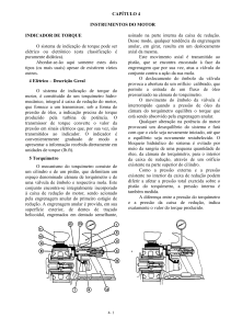 instrumentos do motor