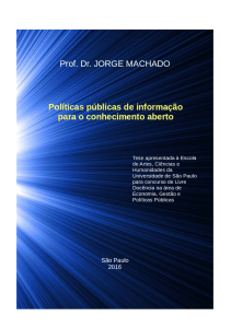 Políticas Públicas de informação para o Conhecimento Aberto