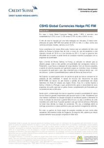 CSHG Global Currencies Hedge FIC FIM