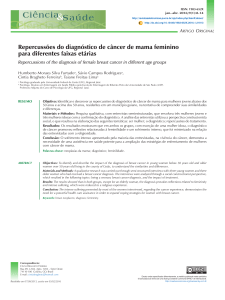 Repercussões do diagnóstico de câncer de mama feminino para