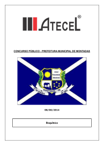 Bioquímico CONCURSO PÚBLICO - PREFEITURA